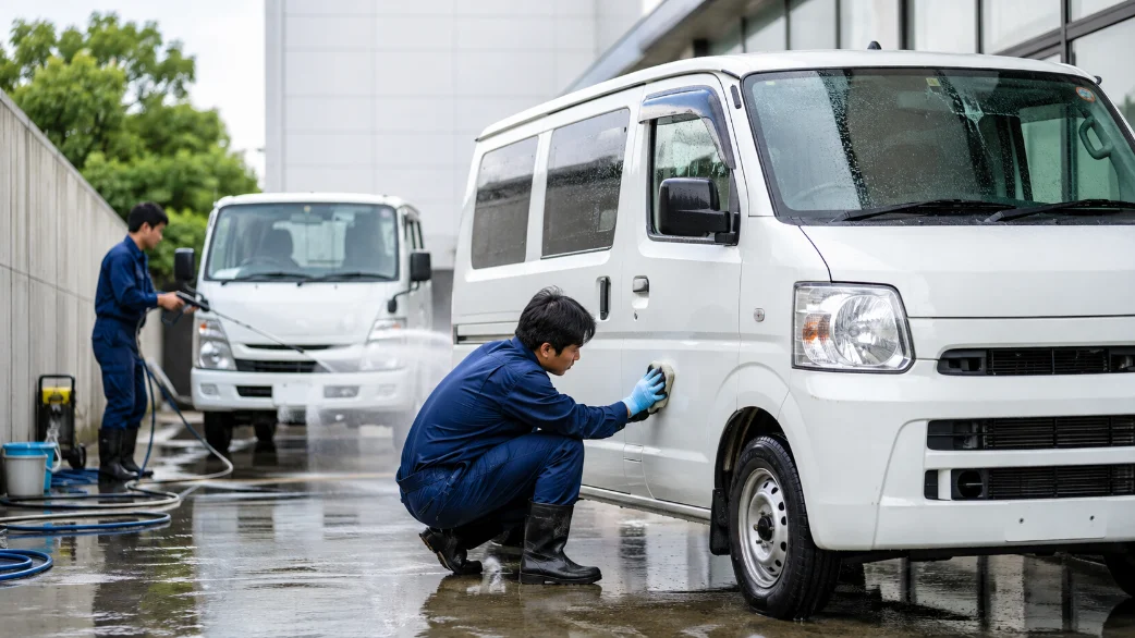 法人車両（営業車・社用車）の情景ビジュアル
